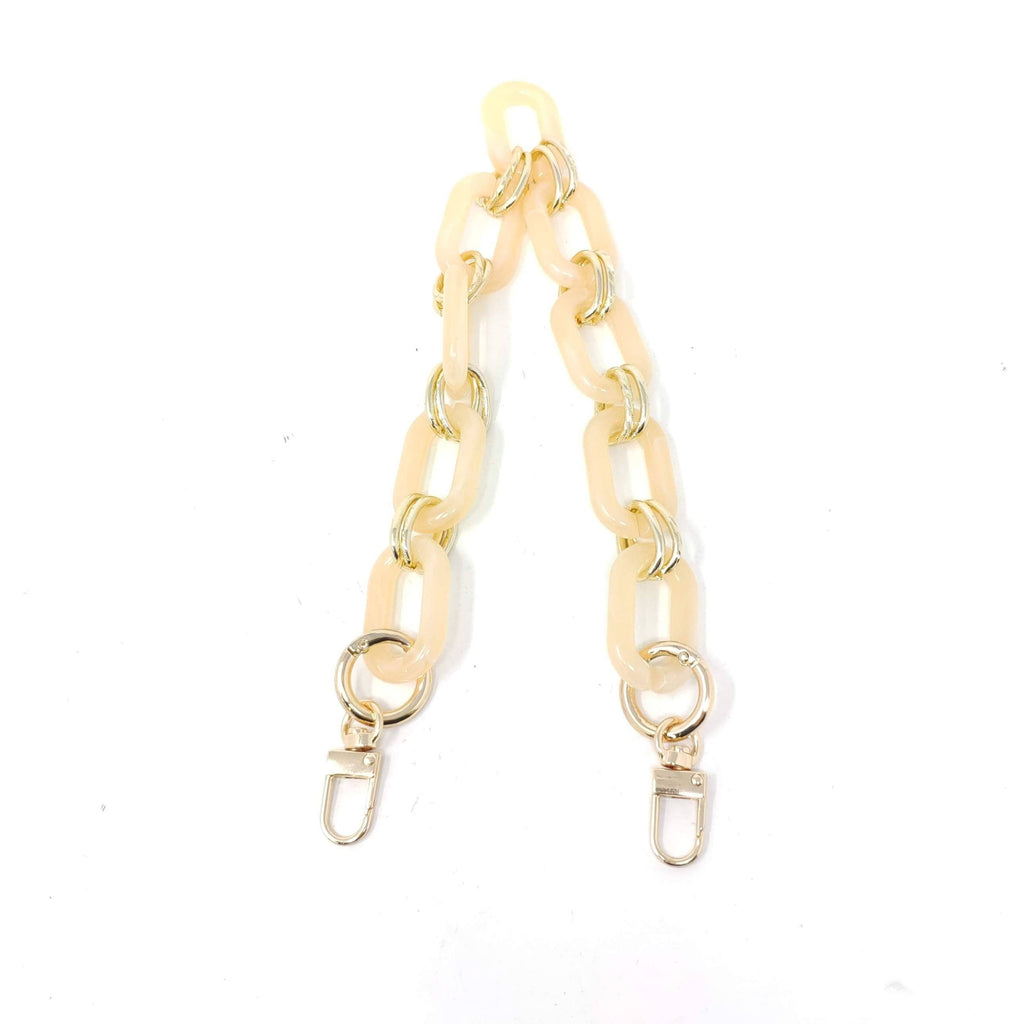 CBS-27 CHAIN STRAP FOR BAGS: SHORT / BROWN