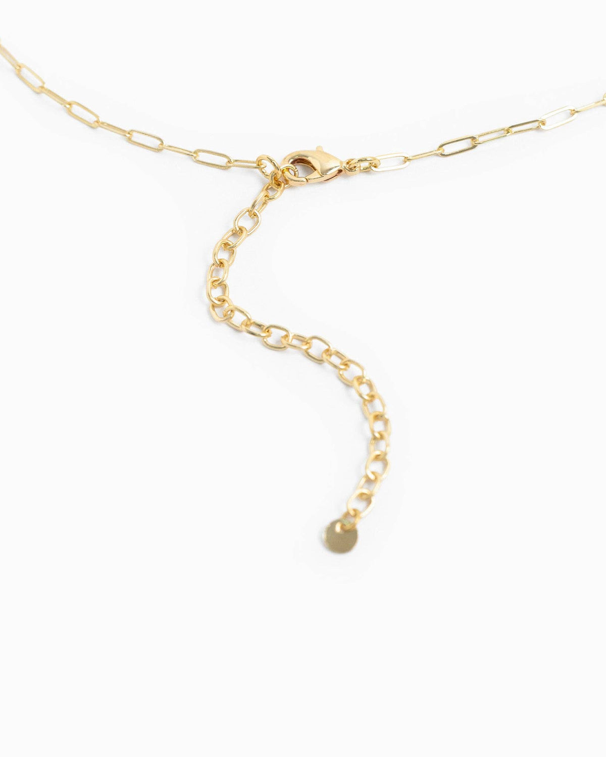 Horsebit Y-Drop Lariat Necklace: Gold