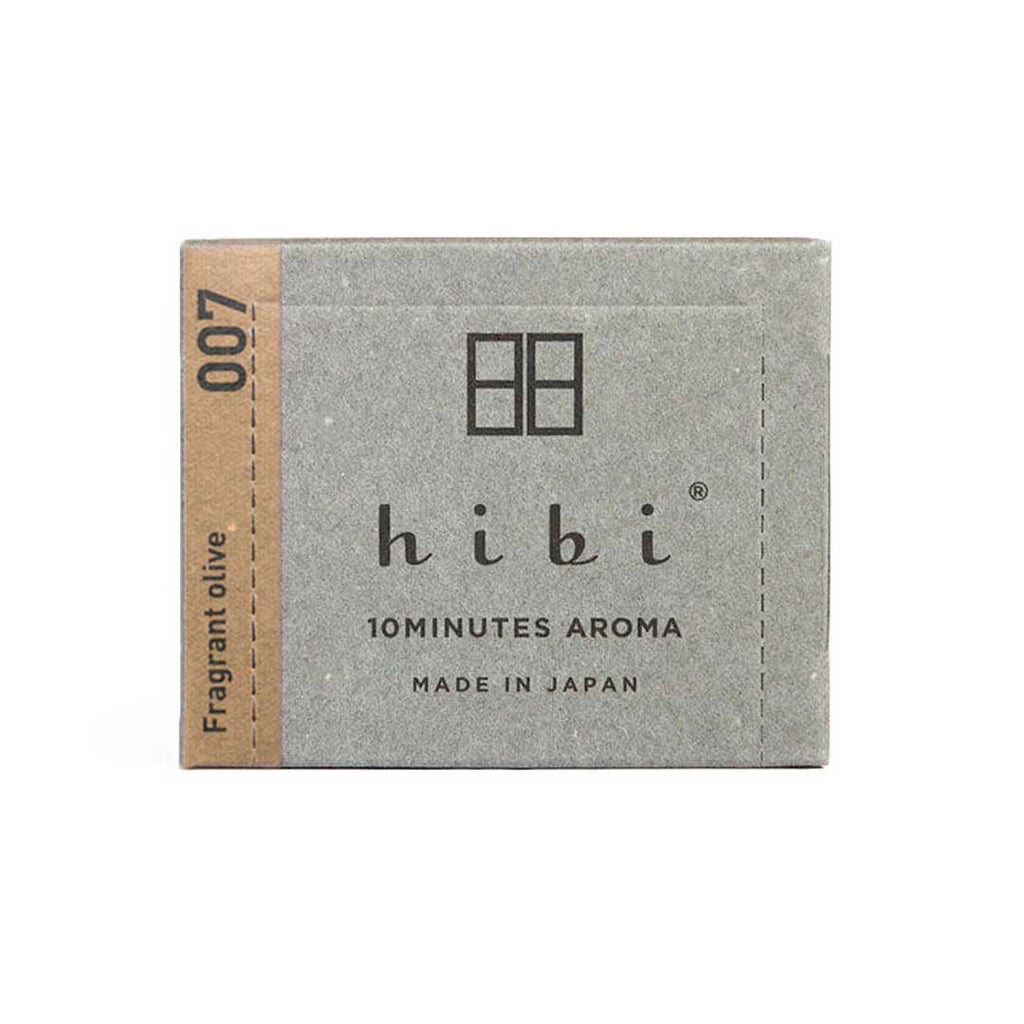 Hibi - Box of 30 Incense Matches: Osmanthus (Fragrant Olive)