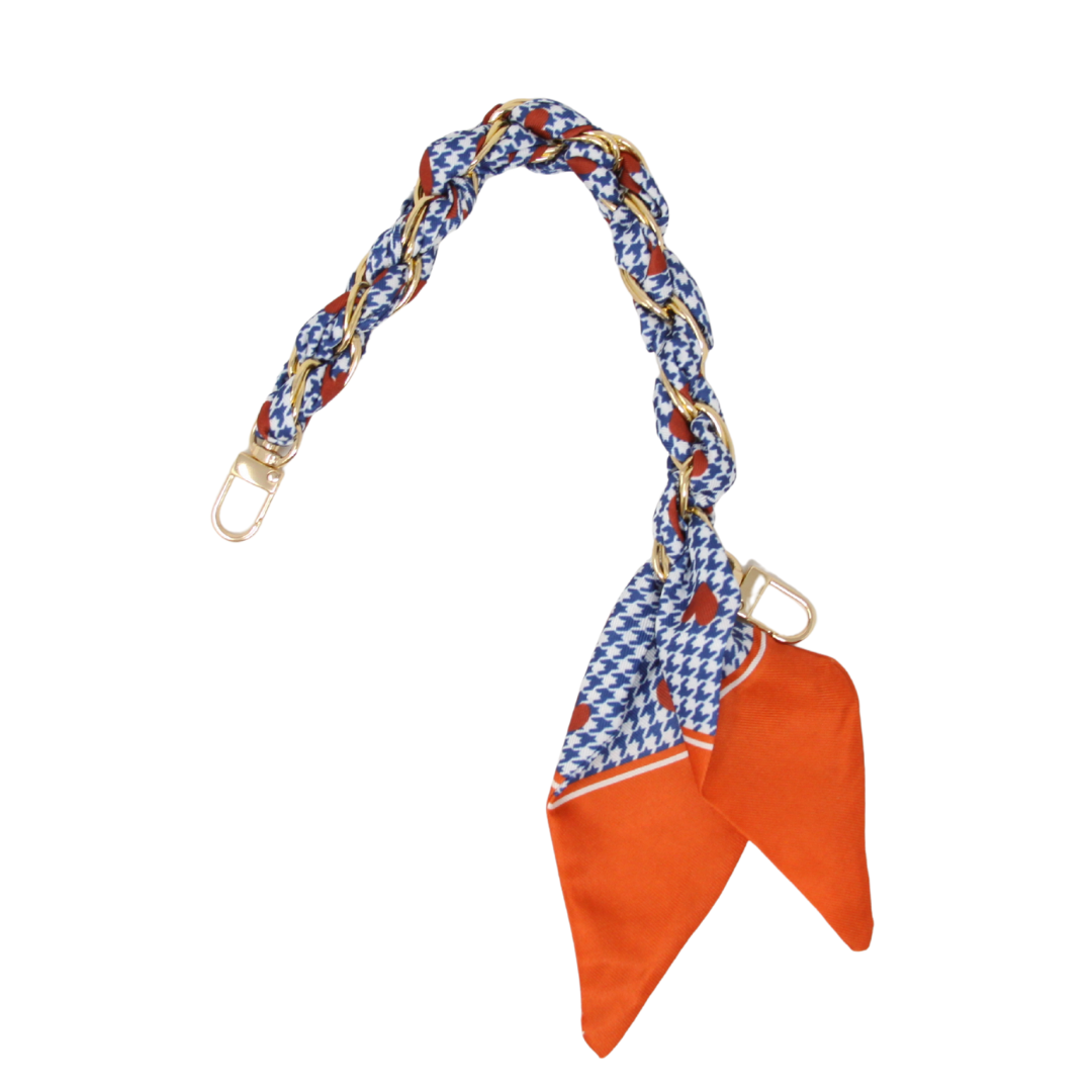 CBS-39 CHAIN FOR BAGS AND PHONE: 12.BLUE/ORANGE