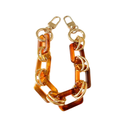 CBS-27 CHAIN STRAP FOR BAGS: CROSSBODY / BROWN