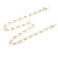 CBS-27 CHAIN STRAP FOR BAGS: CROSSBODY / WHITE