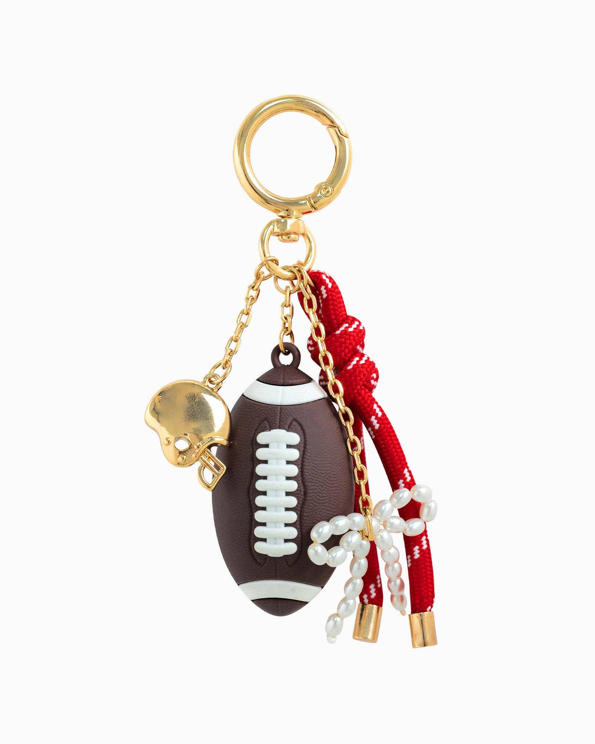 Football Gameday Touchdown Vibes Bag Charm Key Chains