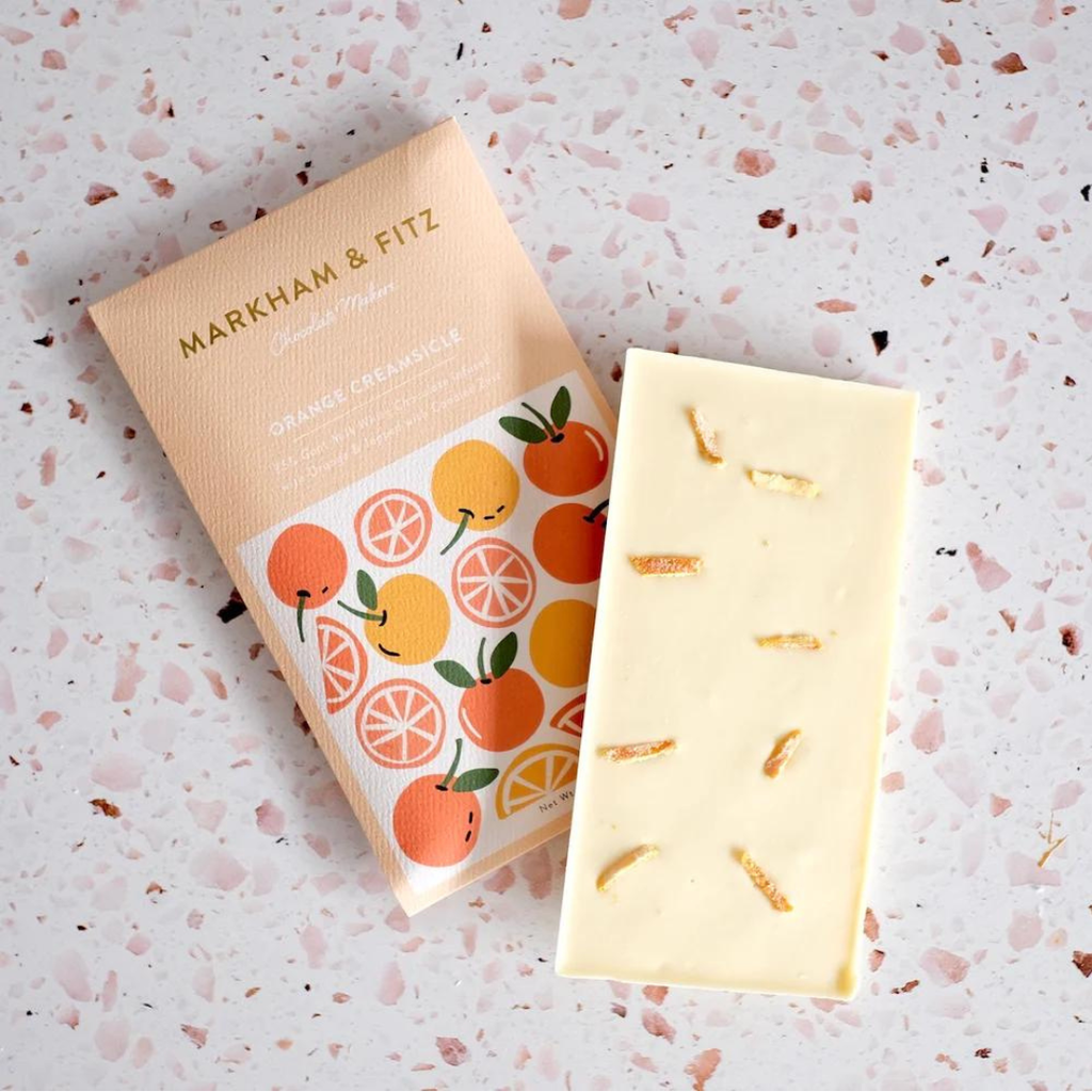 Orange Creamsicle White Chocolate Bar