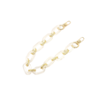 CBS-27 CHAIN STRAP FOR BAGS: SHORT / WHITE