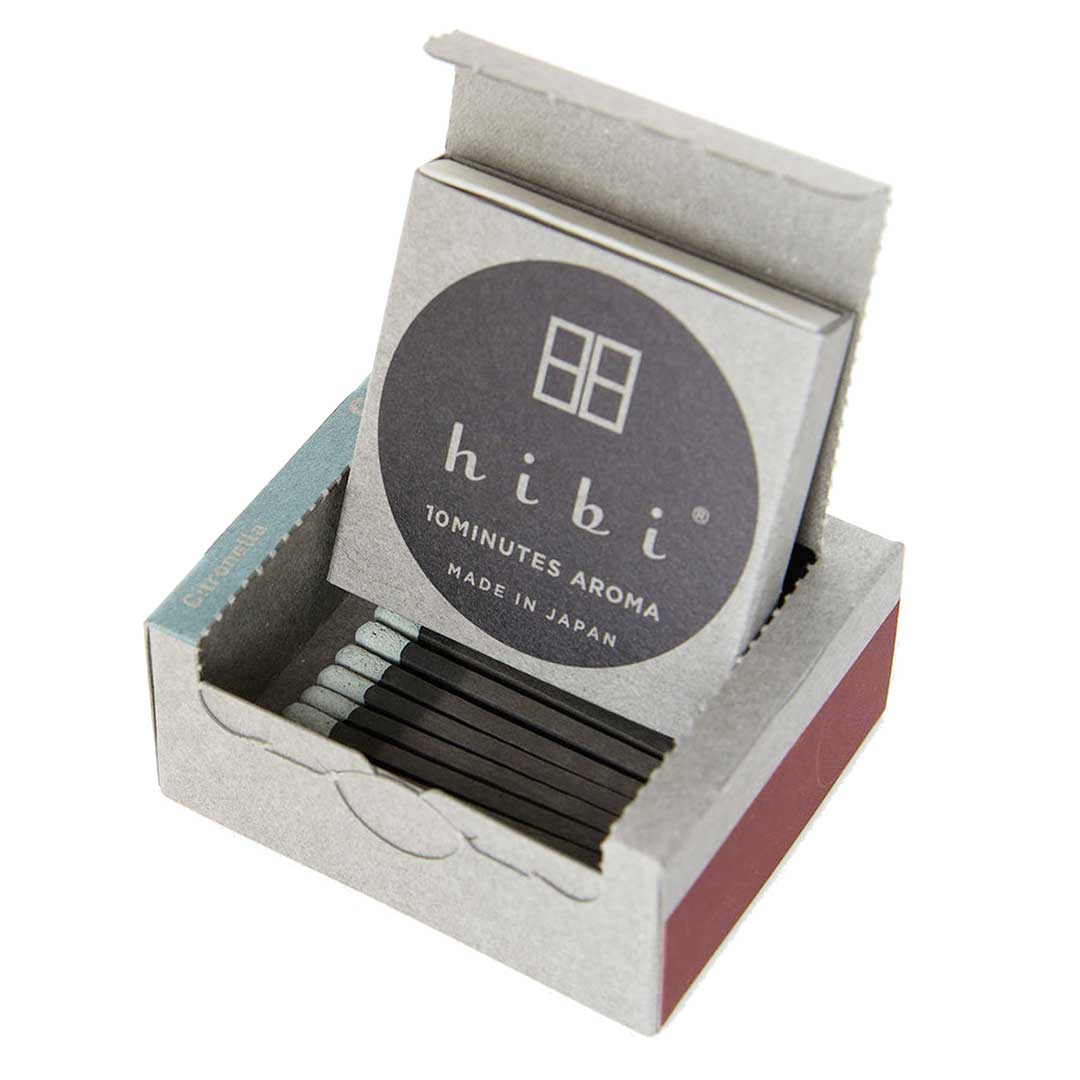 Hibi - Box of 30 Incense Matches: Ambergris