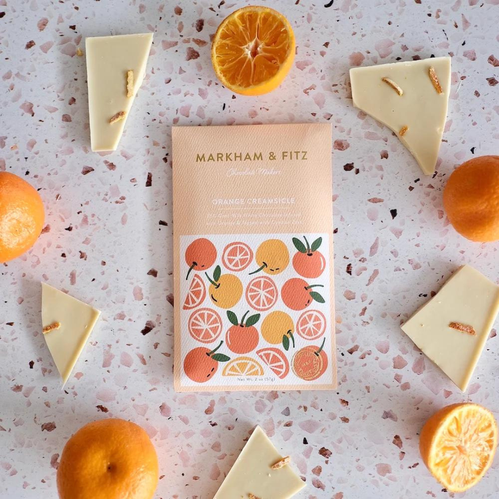 Orange Creamsicle White Chocolate Bar